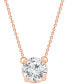 ფოტო #1 პროდუქტის Certified Lab Grown Diamond Solitaire Pendant 18" Necklace (2-1/4 ct. t.w.) in 14k Gold