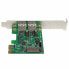 Фото #7 товара StarTech.com 2 Port PCI Express (PCIe) SuperSpeed USB 3.0 Card Adapter with UASP - SATA Power - PCIe - USB 3.2 Gen 1 (3.1 Gen 1) - Low-profile - PCIe 2.0 - Green - Metallic - CE - FCC - TAA - REACH