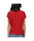 Women's Red Cincinnati Reds Crowd Wave T-shirt
