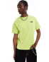 The North Face backprint circle logo t-shirt in lime