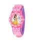 ფოტო #1 პროდუქტის Disney Belle Girls' Pink Plastic Time Teacher Watch