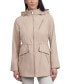 Фото #1 товара Women's Petite Hooded Water-Resistant Anorak Coat, Created for Macy's