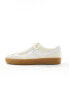 Фото #4 товара Levi's Sneak trainer in cream suede mix with gum sole