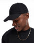 ASOS DESIGN classic baseball cap in black cotton - фото #2