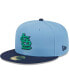 Фото #4 товара Men's Light Blue, Navy St. Louis Cardinals Green Undervisor 59FIFTY Fitted Hat