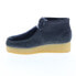 Фото #10 товара Clarks Wallabee Wedge 26163280 Womens Gray Suede Lace Up Chukkas Boots