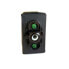 PROS Button On-Off Switch Green (12V), Single pole - фото #1