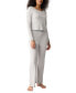 ფოტო #3 პროდუქტის Women's Long-Sleeve Rib Top