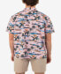 Фото #4 товара Men's Rincon Print Short Sleeve Button-Up Shirt