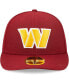 ფოტო #3 პროდუქტის Men's Burgundy Washington Commanders Omaha Low Profile 59FIFTY Fitted Hat