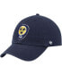 Men's '47 Navy Nashville Predators Logo Clean Up Adjustable Hat