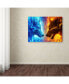 JoJoesArt 'Fire and Ice' Canvas Art - 19" x 14" x 2"