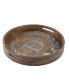 Фото #4 товара Heritage Collection Monogram Mango Wood Round Tray