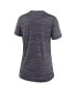 ფოტო #3 პროდუქტის Women's Black Baltimore Orioles City Connect Velocity Practice Performance V-Neck T-shirt