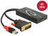 Фото #1 товара Разъем Delock DVI 24+1 + USB-A/Displayport 20p - DVI-D + USB - HDMI - Male - Female - 3840 x 2160 пикселей 0.3 м