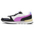 Puma R78 Lace Up Womens Black, Purple, White Sneakers Casual Shoes 37447562