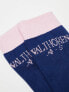 Threadbare Ski 2 pack socks in glitter pink