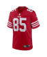Фото #2 товара Men's George Kittle Scarlet San Francisco 49ers Player Game Jersey