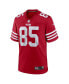 ფოტო #2 პროდუქტის Men's George Kittle Scarlet San Francisco 49ers Player Game Jersey