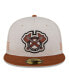 Фото #4 товара Men's Stone, Brown Atlanta Braves 2024 Clubhouse 59FIFTY Fitted Hat