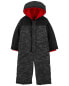 Toddler Camo Fleece-Lined Snowsuit 2T