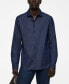 Фото #1 товара Рубашка хлопковая MANGO Regular-Fit Men's Chambray