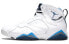 Кроссовки мужские Jordan Air Jordan 7 Retro French Blue (2015) - бело-синие 45 - фото #1