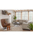 Фото #13 товара Adney 121" 3 Pc Zero Gravity Fabric Sectional with 3 Power Recliners, Created for Macy's