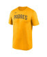 Фото #3 товара Men's Gold San Diego Padres New Legend Wordmark T-shirt