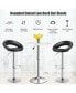 Фото #21 товара Set of 2 Bar Stools Adjustable PU Leather Barstools Swivel