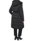 ფოტო #2 პროდუქტის Women's Plus Size Belted Hooded Puffer Coat