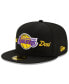 Фото #1 товара Men's x Just Don Black Los Angeles Lakers 59FIFTY Fitted Hat