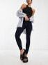 Фото #2 товара ASOS DESIGN seamless ribbed legging in black