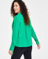 Фото #2 товара Women's Scarf-Neck Long-Sleeve Blouse, Created for Macy's