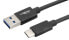 Ansmann 1700-0080 - 0.12 m - USB A - USB C - USB 2.0 - 5000 Mbit/s - Black