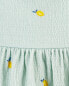 Фото #19 товара Baby Lemon Print Crinkle Jersey Dress 9M