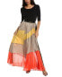 Фото #1 товара Gracia Colorblocked Maxi Dress Women's