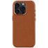 Decoded Leather Backcover für iPhone 15 Pro Tan