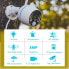 Фото #2 товара YESKAMO Outdoor Surveillance Camera WLAN Set with 8CH NVR, 4 Pieces 3MP WLAN Cameras with Colour Night Vision, Person Detection, 2-Way Audio, 24/7 Recording Indoor Outdoor, IP66