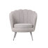 Armchair Home ESPRIT Grey Silver Metal 80 x 75 x 86 cm