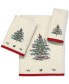 Christmas Trees Fingertip Towels, 2 Piece