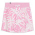 Фото #3 товара Puma Essentials Palm Resort Floral Drawstring Skirt Womens Pink Casual 68300930