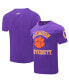 Фото #2 товара Men's Purple Clemson Tigers Classic Stacked Logo T-shirt