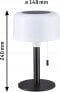 Фото #2 товара Lampa stołowa Paulmann Lampka stołowa solarna BARTJA LED 3-STEP DIM USB-C 1.6W 160lm 2700K IP44 biały / tworzywo sztuczne