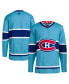 ფოტო #1 პროდუქტის Men's Light Blue Montreal Canadiens Reverse Retro 2.0 Authentic Blank Jersey