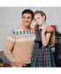 ფოტო #8 პროდუქტის Men's Organic Crew Neck Fair Isle Sweater