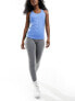 Фото #3 товара Nike Training One Dri-Fit slim tank in blue