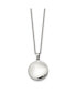 Фото #1 товара Chisel polished Puffed Disc Pendant on a 18 inch Cable Chain Necklace