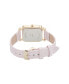 ფოტო #3 პროდუქტის Women's Analog Blush Croc Polyurethane Leather Strap Plain Watch 27mm