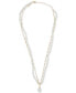 ფოტო #3 პროდუქტის Cultured Freshwater Pearl (2x3mm, 9x10mm) Layered Pendant Necklace in 14k Gold-Plated Sterling Silver, 17" + 1" extender